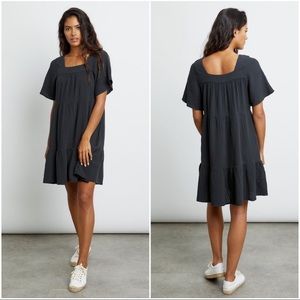 Rails Valentina Black 100% Cotton Dress, Size Small